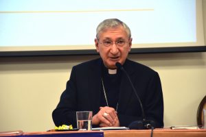Il vescovo di Taranto, Filippo Santoro, presidente del Comitato scientifico della Settimana sociale